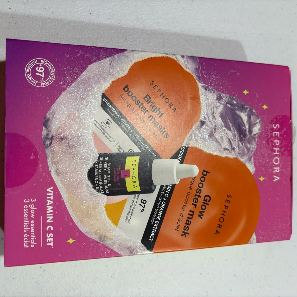 Sephora Bright and Glow Booster Mask Set